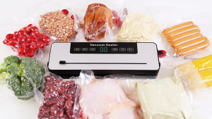 JC005 Double-Suction Pump UV Sterilization Automatic Vacuum Sealer Machine with Digital Display 30cm Sealing Bar Food Saver Vacuum Packaging Sealer for Food Preservation with 30pcs Free Vacuum Bags Extend Freshness Up to 6X Longer Mesin pengedap 封口机