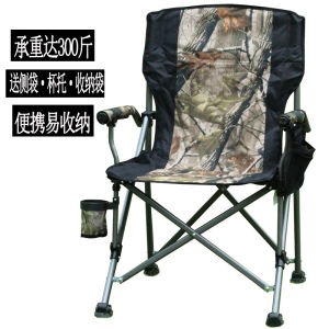 Outdoor Portable Folding Director Chair Beach Camping Leisure Fishing Chair with Armrests High Back Chair for Camping And Travel