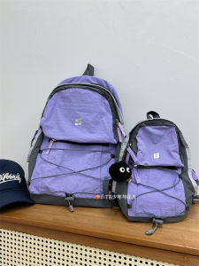 2024 New Outdoor Sports Double Shoulder Bag Color Block Lightweight Hiking Climbing Bag Thin Cycling Waterproof Small Backpack