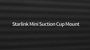Starlink Mini Car Mount Protect Silicone Case for Starlink Mini with Suction Cup 2-in-1 Roof Mount Cover for Sunroof Window RV