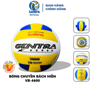 Bóng Chuyền GENTRA VB-4600 Chính Hãng Bách Hiền(Tặng kim + lưới)