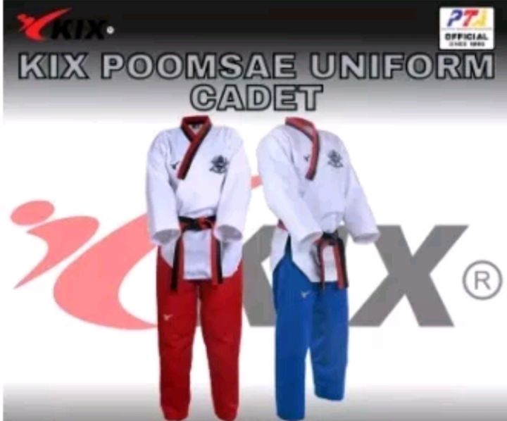 KIX TAEKWONDO POOMSAE UNIFORM(belt not included) | Lazada PH