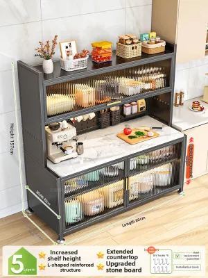 DIBIOU | Household Floor-Standing Multi-Layer Storage Cabinet