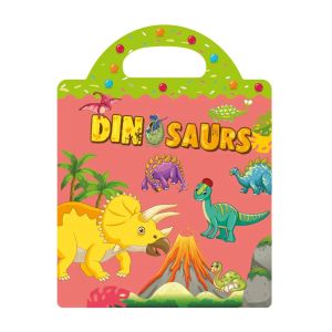 Bandai | •Hot New Children Scene Stickers DIY Hand-on Puzzle Sticker Books Reusable Cartoon Animal Learning Cognition Toys For Kids Gifts