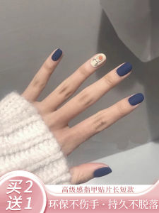 Handmade Nail Art Stickers Short And Long Styles Finished Products for Autumn Winter Fashion Sensation Nail Tips by MONLEYTA
