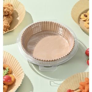 1Pack(50pcs) 16cm/20cm Air Fryer Disposable Baking Papers Non-Stick Steamer Round Parchment Paper Liners