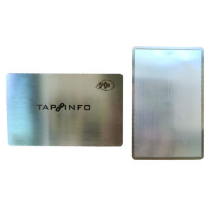 1PC 13.56MHZ 504 Byte Smart NFC Business Card Premium Customized Logo Printed on Metal Side Stainless Steel NFC Cards Metal Credit Card Custom Nfc Kart - Lazada