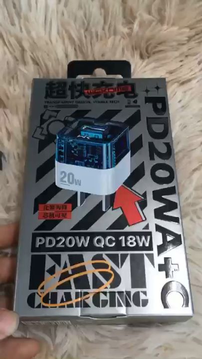 Củ Sạc Nhanh 20W Wekome Trong suốt Tích Hợp Cổng Type-C và USB-A Chip ...
