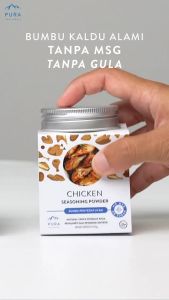 PURA Seasoning Kaldu Jamur Asli Non MSG Kaldu MPASI Mushroom 100g