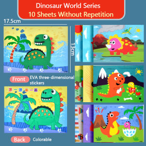 Protree Childrens creative pasting handmade EVA three-dimensional sticker DIY material package