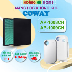 Màng Lọc tương thích máy Coway AP-1008CH AP-1009CH Màng lọc Hepa màng than hoạt tính chất lượng tương thích cho máy lọc không khí Coway