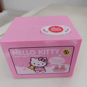 [MSIA SHIP] NOVELTY Super Cute Hello Kitty Stealing Coins Piggy Bank Music Kids Birthday Christmas Party Present Money Savings Box Goodies Doorgift Toys Stationery Children Gift Tabung Duit Syiling Hadiah Kanak Budak Lelaki Perempuan Mainan 凯蒂猫 扑满 存钱罐