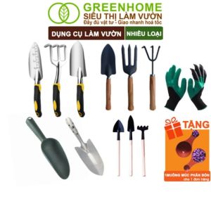 Dụng Cụ Làm Vườn Nhiều Loại Greenhome Hợp kim Nhôm chống gỉ Tay cầm cao su chống trượt