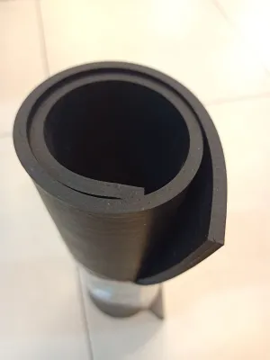 karet lembaran hitam 5mm lebar 20cm panjang 50cm karet bantalan serbaguna