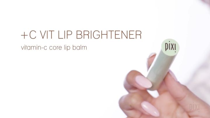 Pixi +C Vit Lip Brightener - Tinted Lip Balm with Vitamin C and Shea Butter for Hydration and Radiant Lips