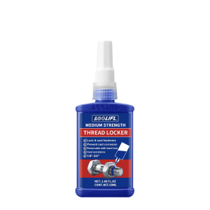 LOOLIFL | Loolifl Threadlocker Blue Medium Strength Removable Screw and Nut Fastening Adhesive Anti-Loosening Anti-Shake Corrosion-Resistant Essential Tool for Car Repair
