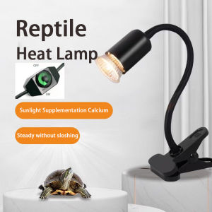 Tortoise Reptile Heat Lamp UVA UVB Calcium Supplement Light For Lizard Turtle Snake Amphibian Use