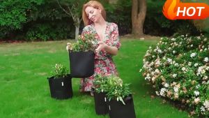 Large Plant Flower Planting Bag Flowerpot Home Gardening Tools Potato Strawberry Fabric Vegetable Garden Gardening Planting Pot