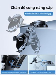 MONLEYTA | Đế đỡ điện thoại xe hơi 360 độ xoay cố định đa năng tương thích với tất cả các mẫu xe Đế đỡ điện thoại di động bằng nhựa