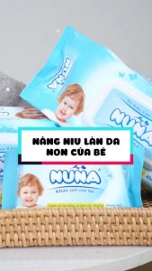 Bao Khăn Ướt Em Bé NUNA Không Mùi 100 Miếng/Bao