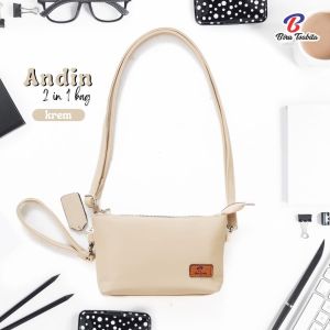 tas wanita 2 in 1andin mini slingbag