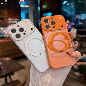 เคส iPhone 17 Pro Max iPhone 16 15 14 13 12 11 Pro Max Plus พร้อมด้วยขาตั้งแม่เหล็กหมุน360 [ป้องกันกล้อง] [ป้องกันระดับทหาร18ฟุต] [เหมาะสำหรับ MagSafe]