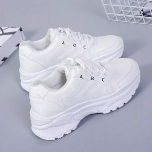 JURAGAN ONLINE - Sepatu Wanita Korea Sneakers ABC Sepatu Putih Fashion OOTD Stylish