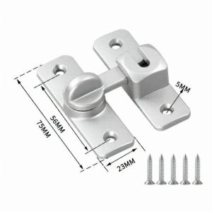 TEKANAI | Sliding Door Lock Aluminum Door Bolt Latch