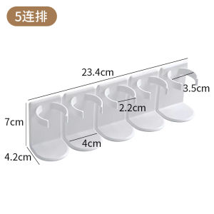 Bathroom Wall-Mounted Cosmetic Storage Rack Perfume Essence Sample Organizer No-Drilling Plastic Shelf Single Layer Holder