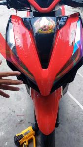 Machine cut kilay tint for Honda Click V3 V2 125i and 150i ( Added protection for crack and scratches to your headlight)