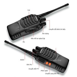 Bộ 2 Bộ đàm baofeng BF-888S Máy bộ đàm Motorola bộ đàm cao cấp bộ đàm chuyên nghiệp bộ đàm cầm tay bộ đàm siêu xa máy bộ đàm