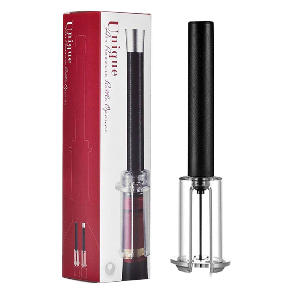 Saca-rolhas de vinho com bomba de pressão de ar, abridor de garrafas portátil para bar com pino de aço inoxidável e sistema de remoção a vácuo._voghion.com
