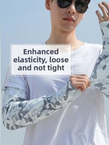 Mens UV Protection Arm Sleeves for Summer Sports