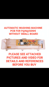 AWW2449C0100 Panasonic Automatic Washing Machine PCB for Panasonic Models Without Small Board Direct Replacement for Original Functionality