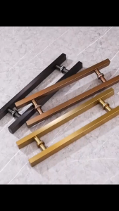 【READY STOCK】Brushed Gold Straight Door Handle/Cabinet Handles/Stainless Steel/Kitchen Cabinet Knob/Entrance Door Handle