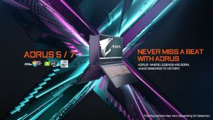 Aorus 7 KB RC47KB I7-10750H 16GB RAM NVMe 512GB SSD RTX 2060 17.3 1920X1080 IPS 144Hz