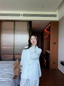 Salt Floral Stripe Autumn Pajamas Set