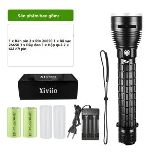 MỚI 38000000LM Đèn Pin LED Lặn Chuyên Nghiệp Đèn Pin Lặn Có Thể Sạc Lại Đèn Lồng Chống Nước Để Câu Cá Khám Phá Dưới Nước