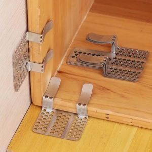 10/1Sets Drywall Repair Clips with Screw Metal Wall Patch Fixing Bracket for 1/2 Inch Plasterboard Hole Repair DIY Tool Kit Set