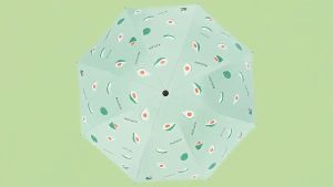 Payung Hujan / Payung Lipat Magic 3D dengan Motif yang Muncul ketika Basah