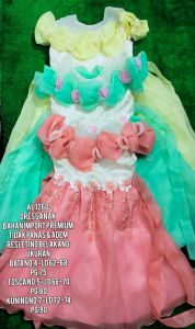 Dress Natal anak perempuan/Dress natal/Dress terbaru