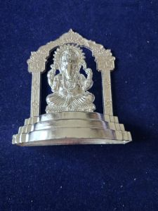 Premium German Silver Ganesh Idol | Auspicious Decorative Statue For Home & Office