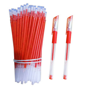 Smooth Writing Neutral Pen Refill 0.5mm Bullet Head Carbon Water Core Black Blue Red for Students Easy Replacement Pen Tips