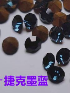 6mm Czech Pointed Bottom Colorful Diamonds White Diamond Supplemental Large Diamond Embedded Nail Art DIY Jewelry 3D Diamond