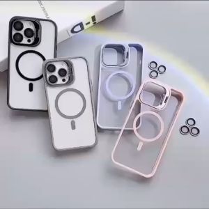 Casing Case Hardcase Magsafe 2in1 Metal Lens Holder Plus Tempered Camera Apple Iphone 11 Pro Max Iphone 12 Pro Max Iphone 13 Pro Max Iphone 14 Pro Max Iphone 15 Pro Max Iphone 16 Pro Max Case Gratis Anti Gores Ring Kamera