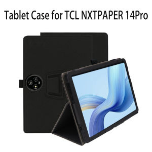 Tablet Case for TCL NXTPAPER 14 14.3 inch Protective Cover Kickstand Function Shockproof (PU Leather Material)