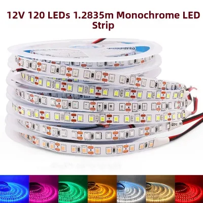 Ultra-Thin Self-Adhesive LED Soft Light Strip 12V Super Bright 2835 Light Beads Counter Advertising Light Box Decorative Lighting Line