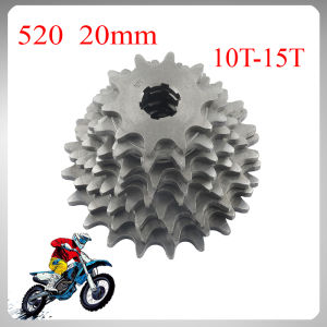Motorcycle 520 20MM 10T-15T Front Engine Sprocket For Honda Lifan ZongShen YCF ATV Quad Dirt Pit bike Buggy Accessortes