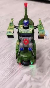 CDO Mainan Mobil Robot Combat War Tank Deformation Military War Tank
