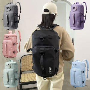 Sports Gym Duffle Bags Waterproof Large Capacity Fitness Travel Backpack With Shoe Compartment